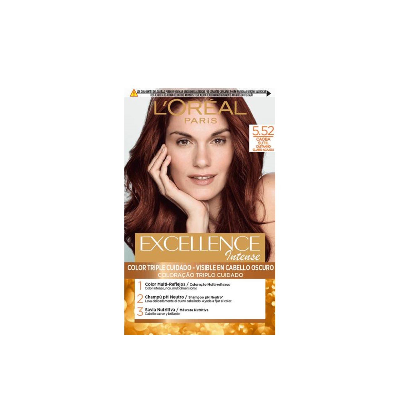 Buy L'Oréal Paris Excellence Intense 5.52 Light Mahogany Brown Hair Dye ·  Russia