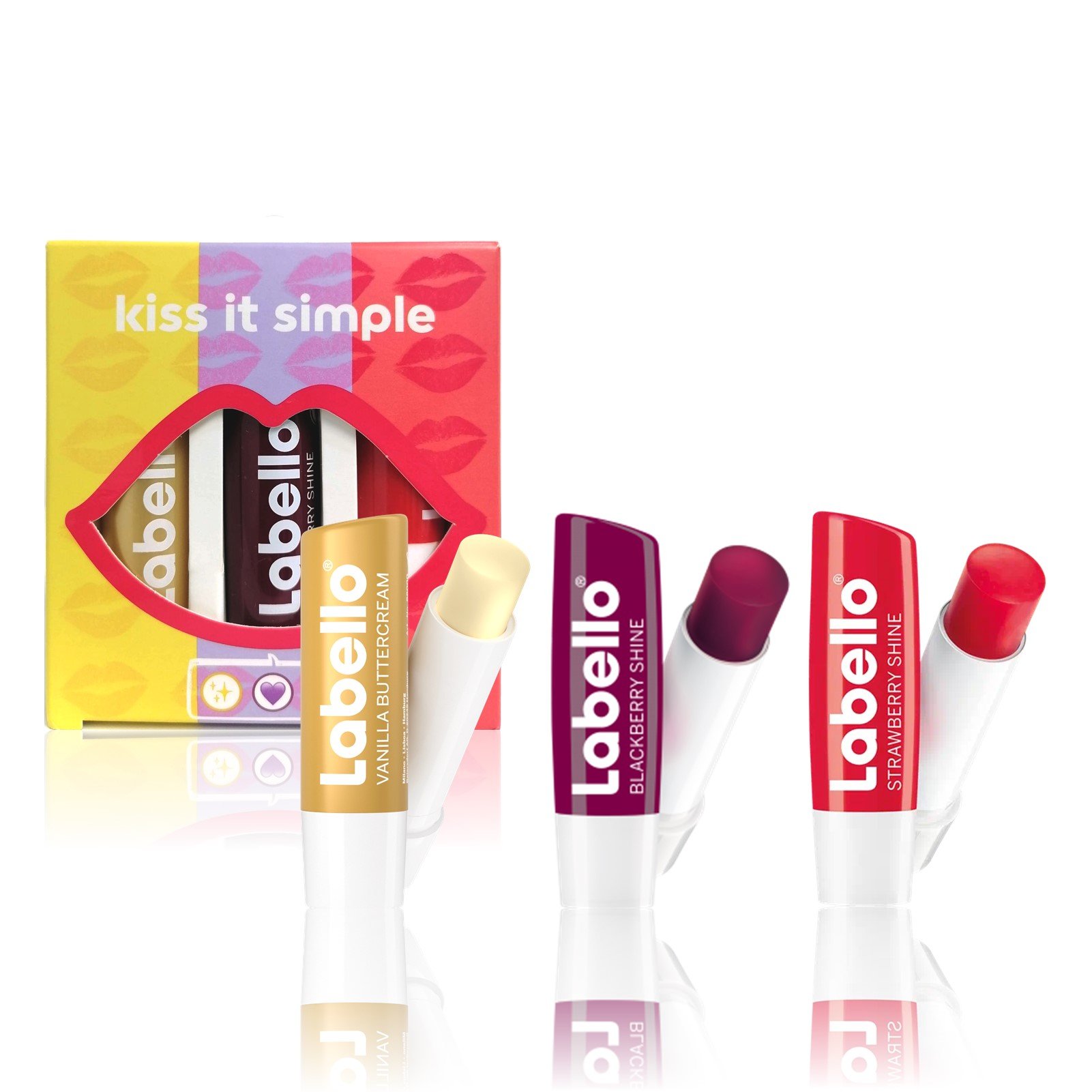 Buy GIFT SETLabello Kiss It Simple Lip Balm Set · Eesti