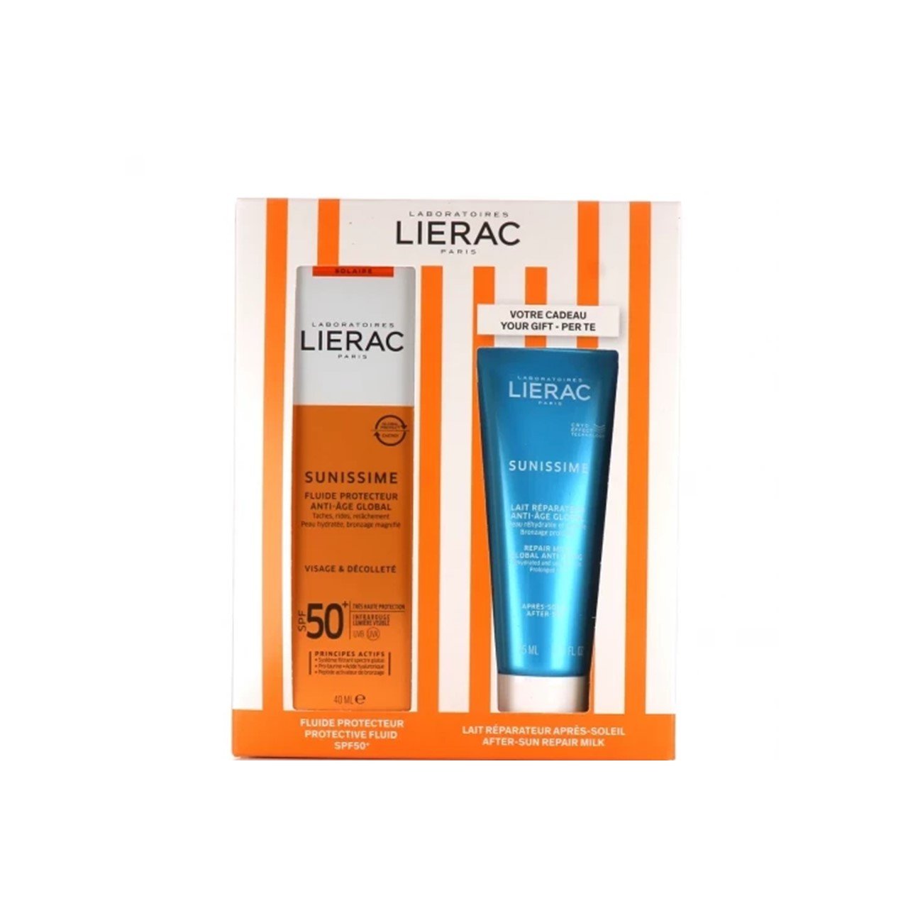 lierac sunissime energizing protective fluid spf 50 40 ml