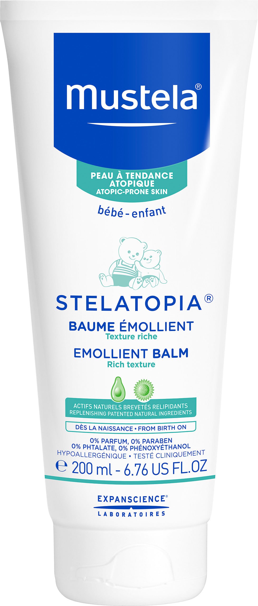 Emollient Balm Stelatopia Emollient Cream 200ml Mustela STELATOPIA