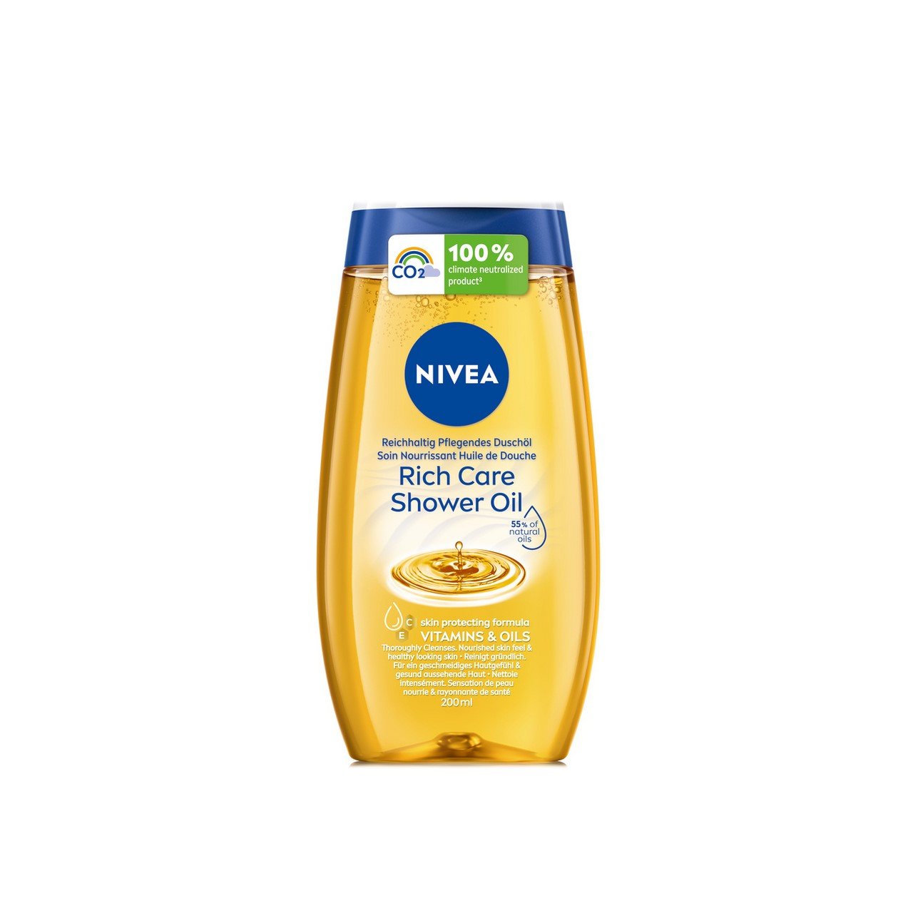 Acheter Nivea Rich Care Shower Oil 200ml France