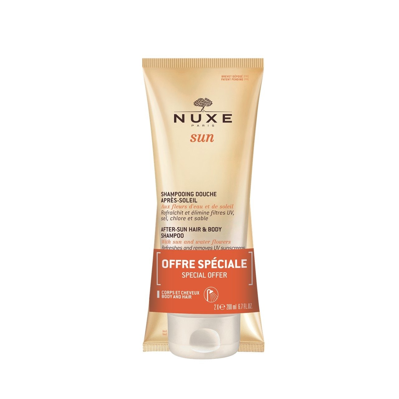 Buy NUXE Sun AfterSun Hair and Body Shampoo 200ml x2 · Hong Kong