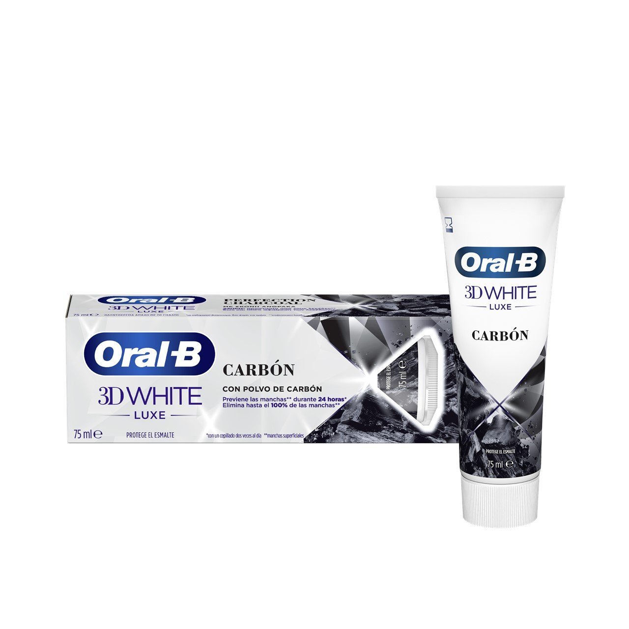 Afwijzen lokaal Op en neer gaan Buy Oral-B 3D White Luxe Perfection Charcoal Whitening Toothpaste 75ml  (2.54fl oz) · USA