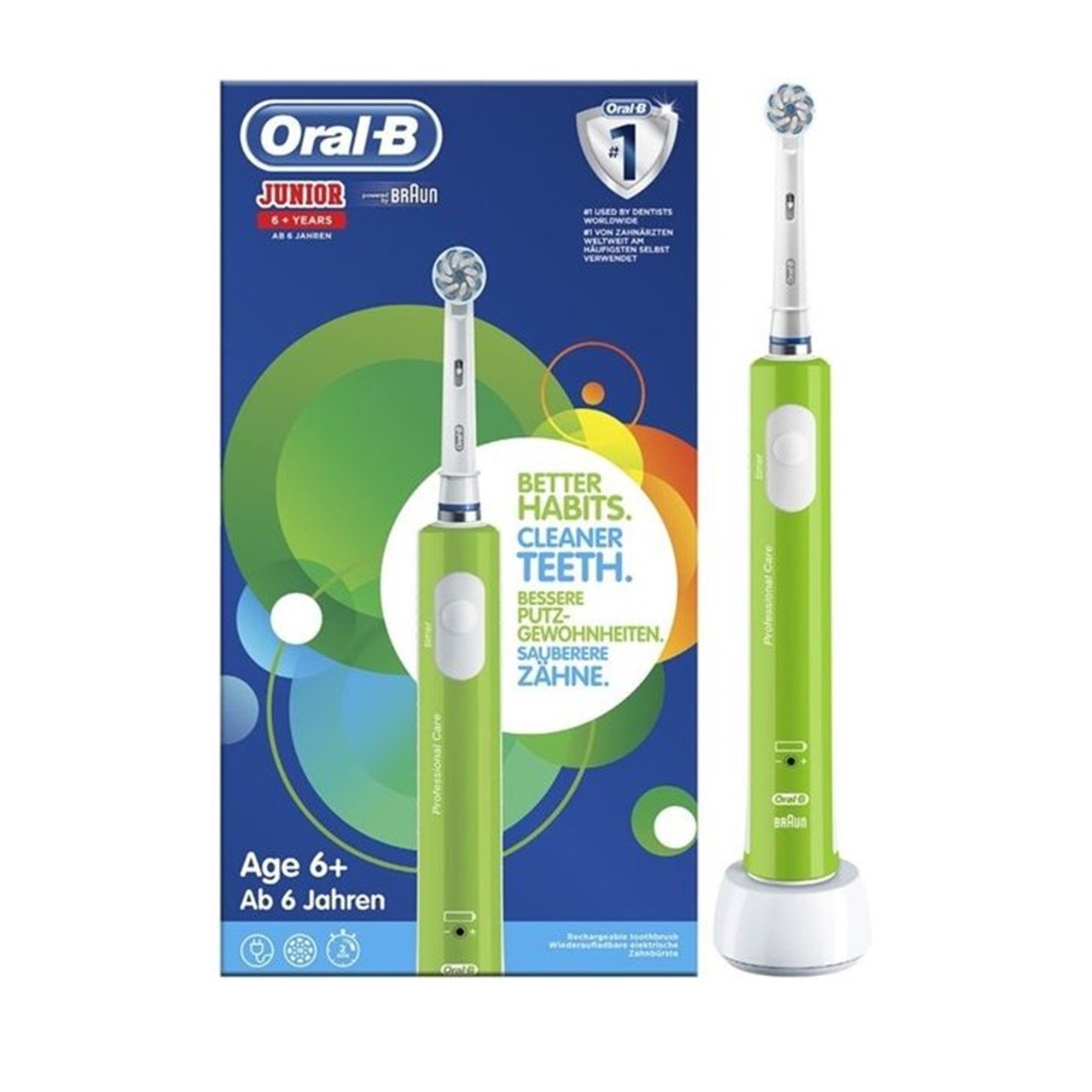 oral b electric toothbrush junior