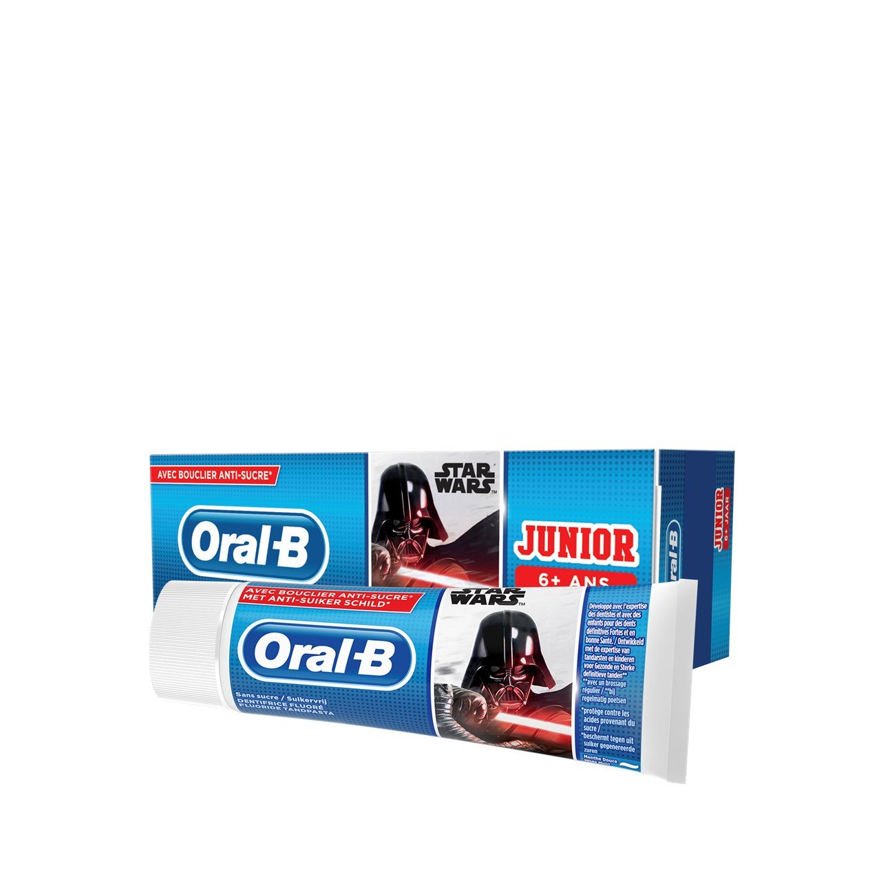 Vulkaan Aan de overkant verkiezen Buy Oral-B Junior 6+ Years Soft Mint Toothpaste Star Wars 75ml · USA