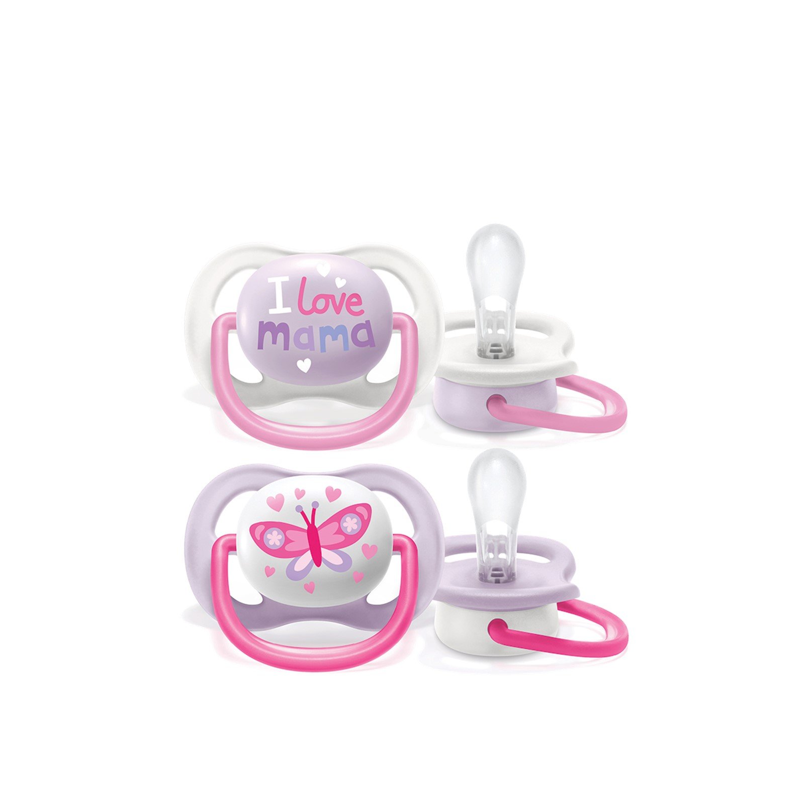 Acheter Philips Avent Ultra Air Happy Pacifier 0-6m Pink x2 · France