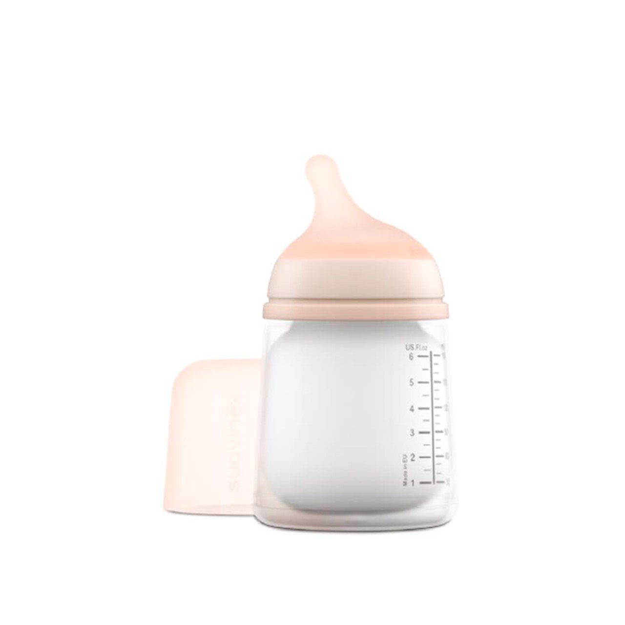 thumbnail image 2 of Suavinex Zero.Zero Medium Flow Asymmetrical Silicone Nipple, 2 Pack (3m ), Medium 2 of 14