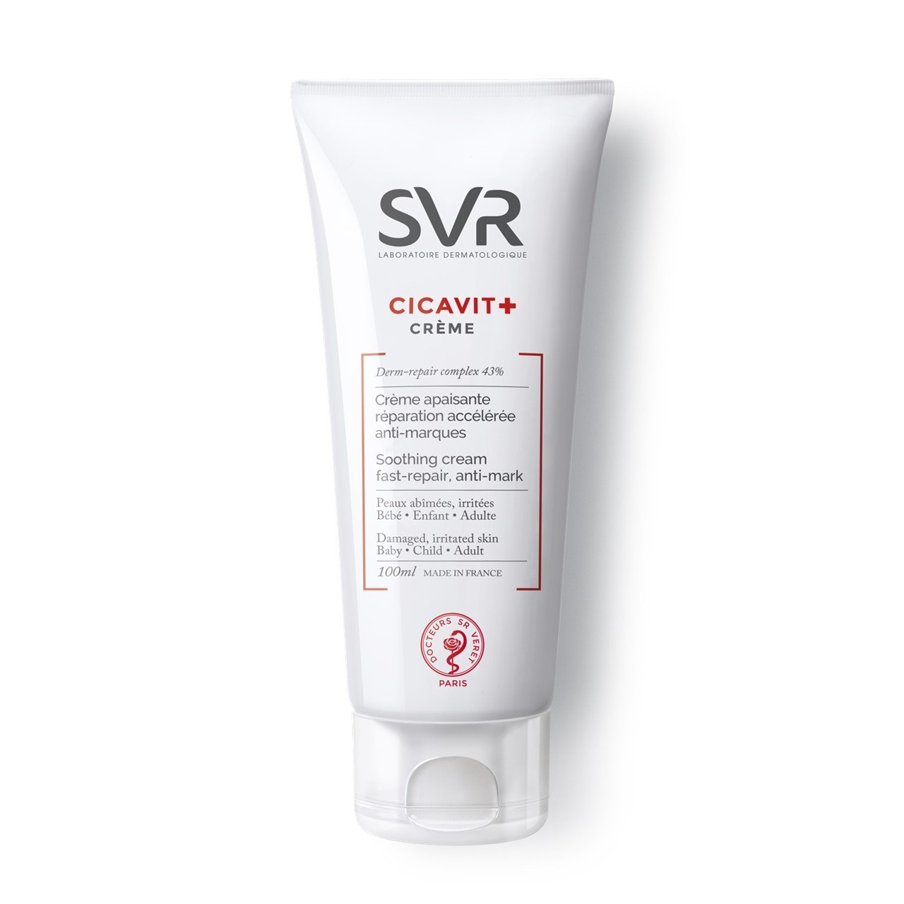 SVR Cicavit+ Cream Soothing Cream Fast Repair Anti-Mark 100ml