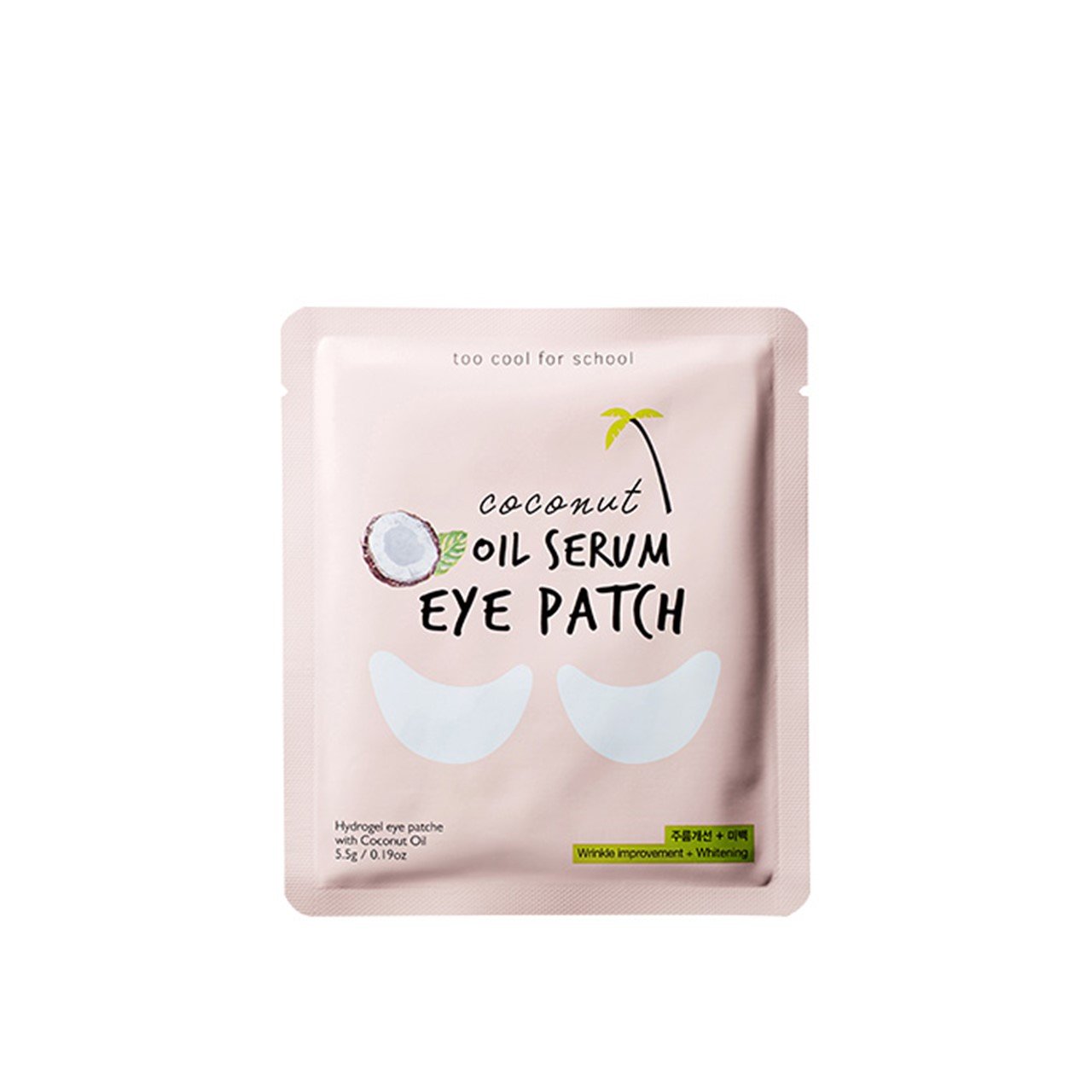 coconut oil serum eye patch