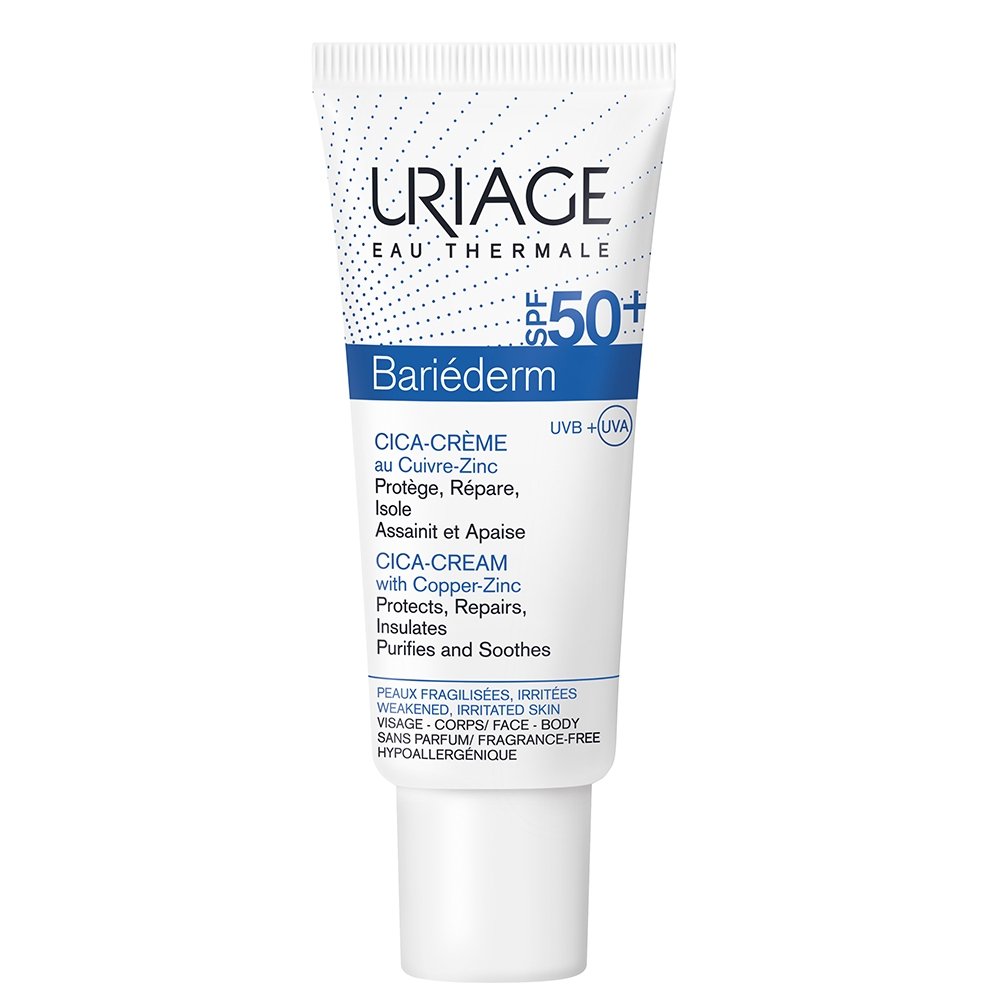 Buy Uriage Bariéderm Repairing Cica-Cream with Cu-Zn SPF50+ 40ml (1.35fl oz)  · USA