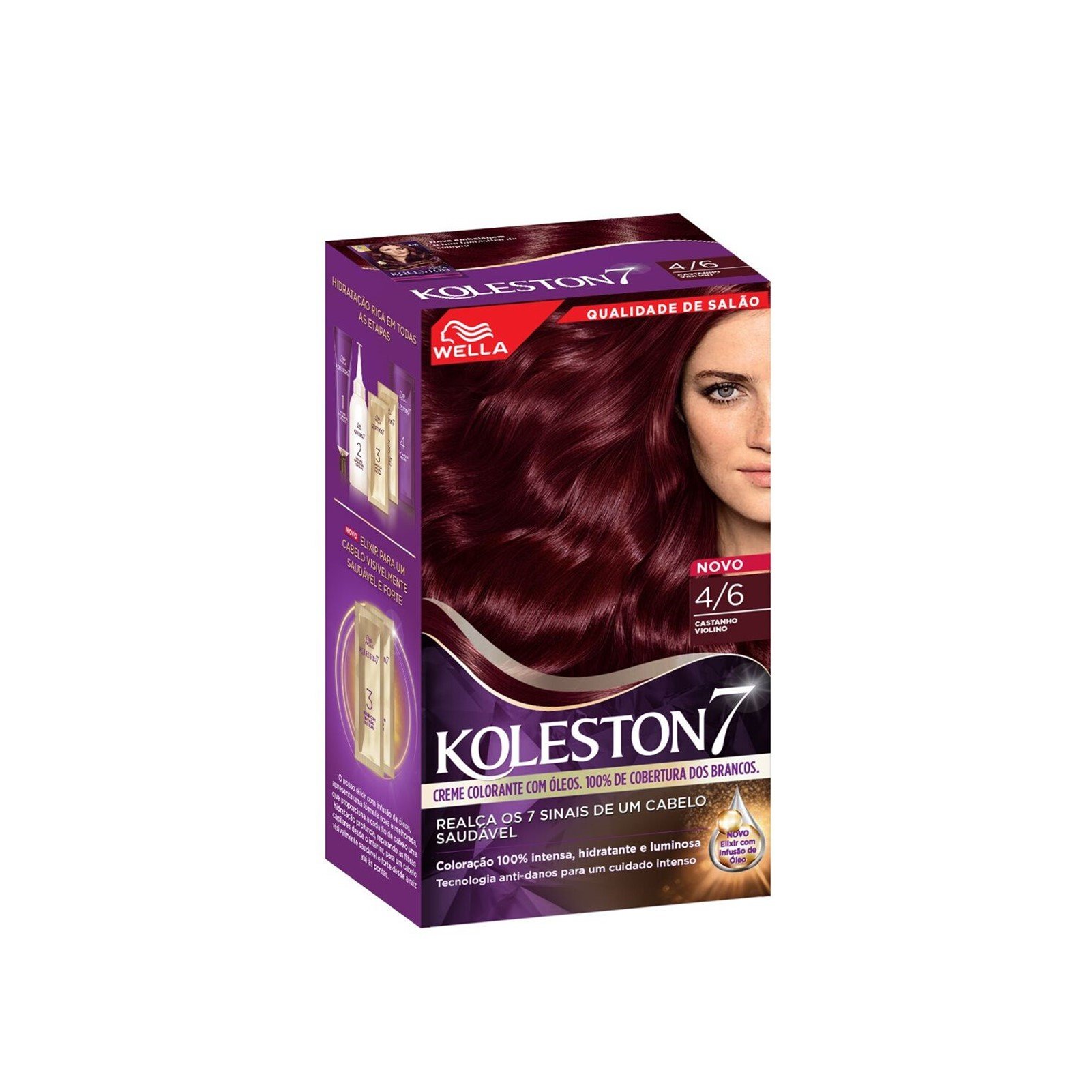 Buy Wella Koleston 4/6 Burgundy Permanent Hair Color · India