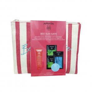 GIFT SET:APIVITA Bee Sun Safe Anti-Spot & Anti-Age Face Cream SPF50 Kit