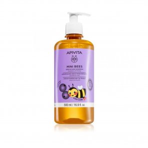 APIVITA Mini Bees Gentle Kids Shampoo Blueberry & Honey 500ml (16.9 fl oz)