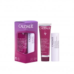 PROMOTIONAL PACK:Caudalie Thé Des Vignes Hand & Nail Cream 30ml + Lip Conditioner 4.5g