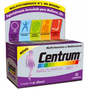 Centrum Silver Mulher 50+ 30 Comprimidos