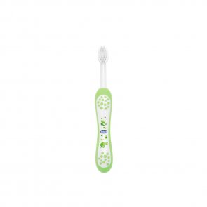 Chicco First Milk Teeth Toothbrush 6-36m Green