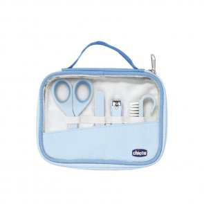 COFFRET:Chicco Happy Hands My First Nail Care Set Blue
