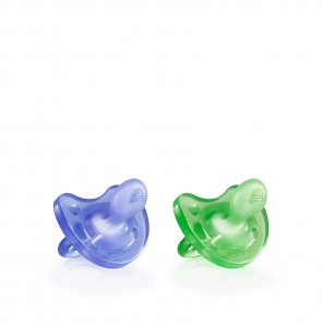 Chicco Physio Soft Silicone Pacifier 0-6m Green/Purple x1