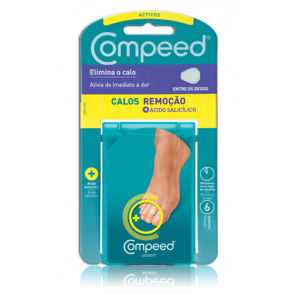 Compeed Corn Active Between Toes Plasters x6
