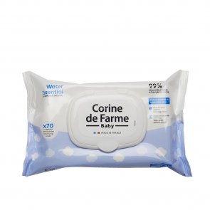 Corine de Farme Water Essential Unscented Cleansing Wipes x70