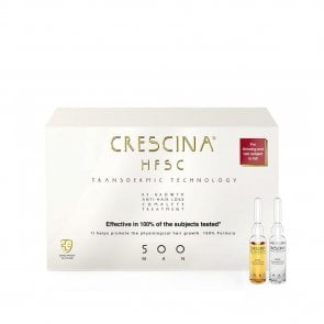Crescina HFSC Transdermic Treatment 500 Man Ampoules 3.5ml x10+10