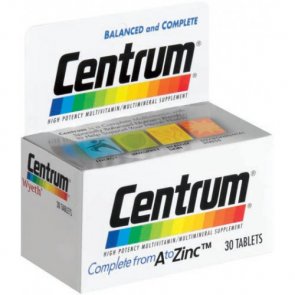 Centrum Multivitaminico e Multimineral 30 Comprimidos