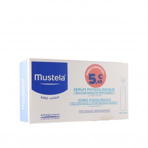 DESCUENTO:Mustela Baby Physiological Saline Solution Eyes&Nose 40x5ml