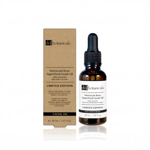 LIMITED EDITION:Dr. Botanicals Moroccan Rose Superfood Facial Oil Amber Bottle 30ml