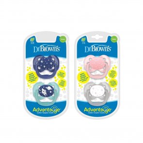 Dr. Brown's Advantage Pacifier 0-6m x2