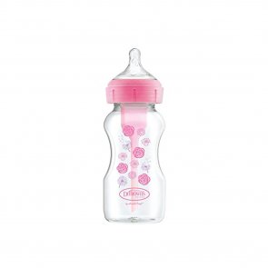 Dr. Brown’s Options+ Anti-Colic Wide-Neck Bottle 0m+ Pink 270ml