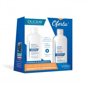 PACK PROMOCIONAL: Ducray Kelual DS Shampoo 100ml + Elution Balancing Shampoo 200ml