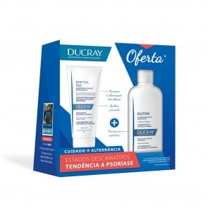 PROMOTIONAL PACK: Ducray Kertyol P.S.O. Shampoo 200ml + Elution Shampoo 200ml