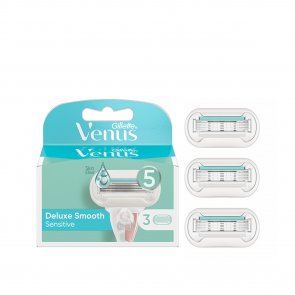 Gillette Venus Deluxe Smooth Sensitive Refill Blades x3
