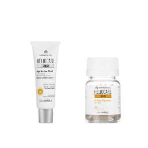 PROMOTIONAL PACK:Heliocare 360 Age Active Fluid Sunscreen SPF50 50ml + 360 D Plus Capsules x30