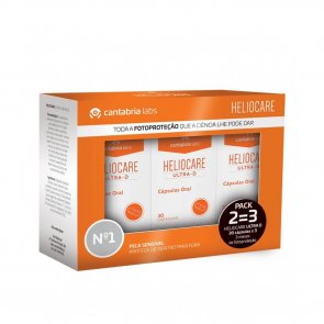 PROMOTIONAL PACK:Heliocare Ultra D Sun Capsules 3x30