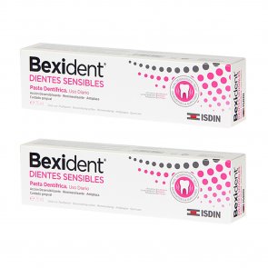 PROMOTIONAL PACK: ISDIN Bexident Sensitive Teeth Toothpaste 75ml x2