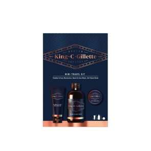NEAR EXPIRY:King C. Gillette Mini Travel Kit