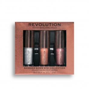 SET DE REGALO:Makeup Revolution Shimmer Bomb Mini Collection