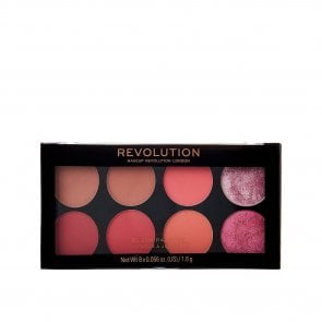 Makeup Revolution Ultra Blush Palette Sugar & Spice 1.6g x8