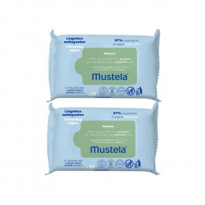 PROMOTIONAL PACK:Mustela BIO Organic Cleansing Wipes 2x20
