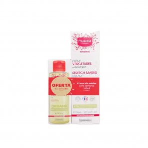 PROMOTIONAL PACK:Mustela Maternité Stretch Marks Cream Fragrance-Free 150ml + Oil 105ml