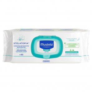 Mustela Stelatopia Replenishing Cleansing Wipes x50