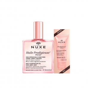 PROMOTIONAL PACK:NUXE Huile Prodigieuse Florale Multi-Purpose Dry Oil 100ml + Scented Shower Gel 30ml