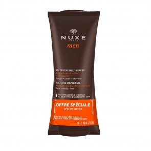 PROMOTIONAL PACK: NUXE Men Multi-Use Shower Gel Hair & Body 200ml  x2