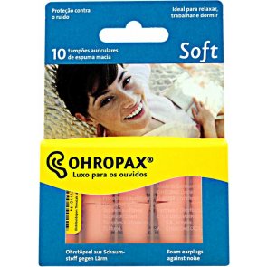 Ohropax Soft Tampões de Esponja 10 unidades