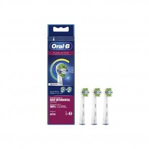 Oral-B FlossAction Replacement Head Electric Toothbrush x3