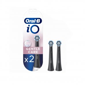 Oral-B iO Gentle Care Replacement Head Electric Toothbrush Black x2