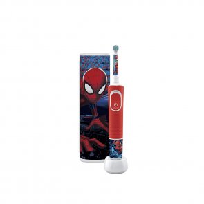 PAQUETE PROMOCIONAL:Oral-B Kids 3+ Years Electric Toothbrush Spider-Man + Travel Case
