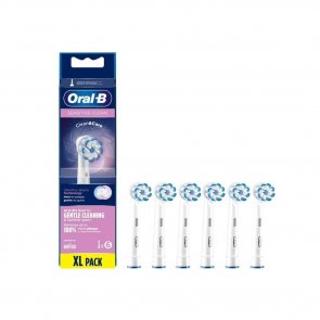 Oral-B Sensitive Clean Replacement Head Electric Toothbrush x6