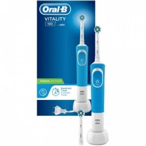 Oral-B Vitality CrossAction 100 Blue Electric Toothbrush